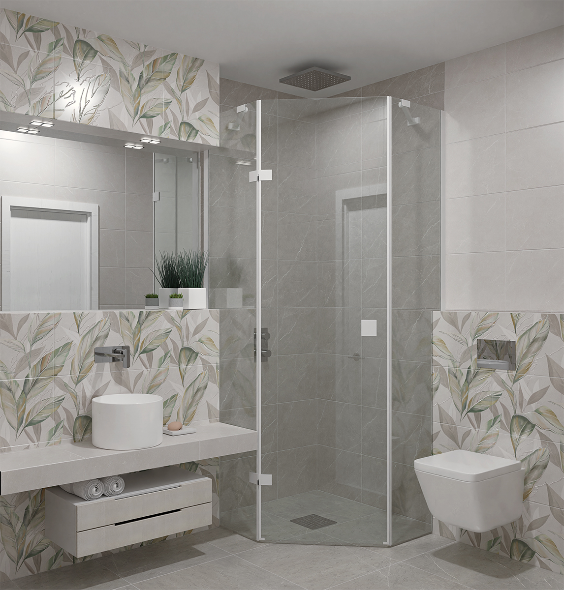 Керамогранит Ebri Gris R 60x60 см   