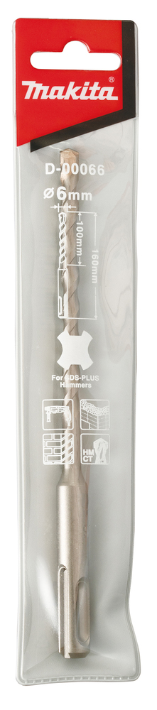 Бур SDS-PLUS 6x100x160 Makita