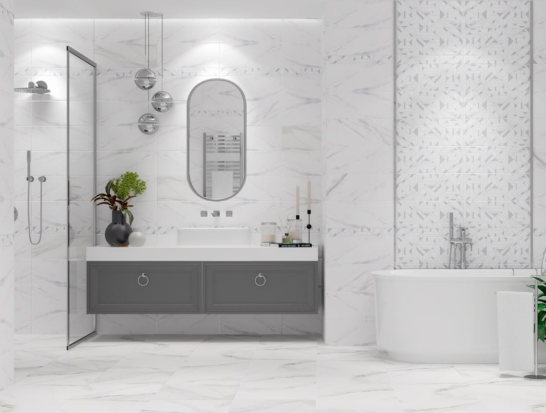 Керамогранит R 60х60 CALACATTA GREY
