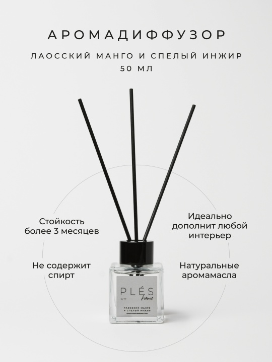 Аромадиффузор PLES homе Манго 50мл