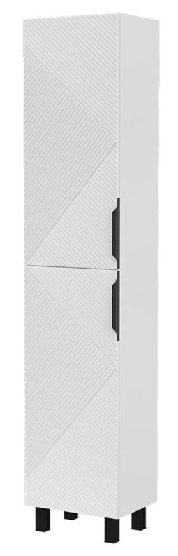 Пенал напольный Geometry 40 белый
