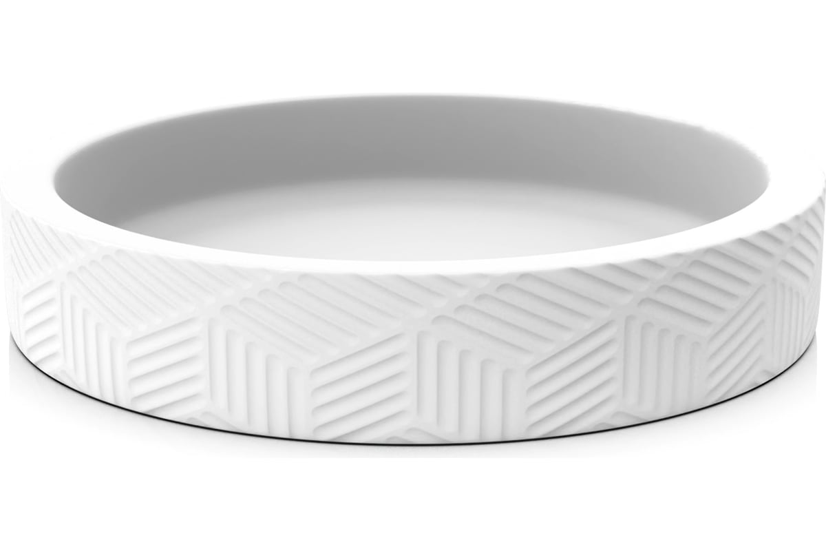 Мыльница настольная, DELICATE WHITE, полирезин