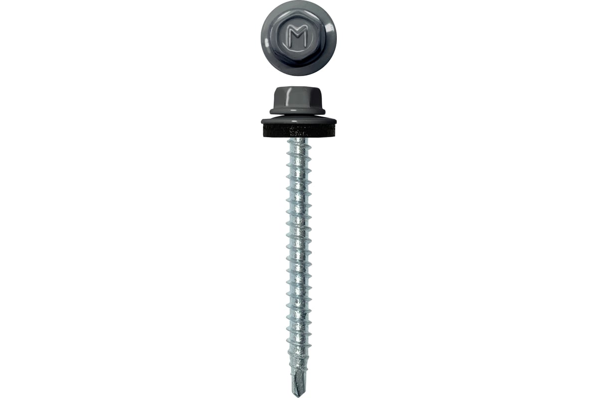 Кровельный саморез Daxmer 4,8х51 RAL 7024 150 шт