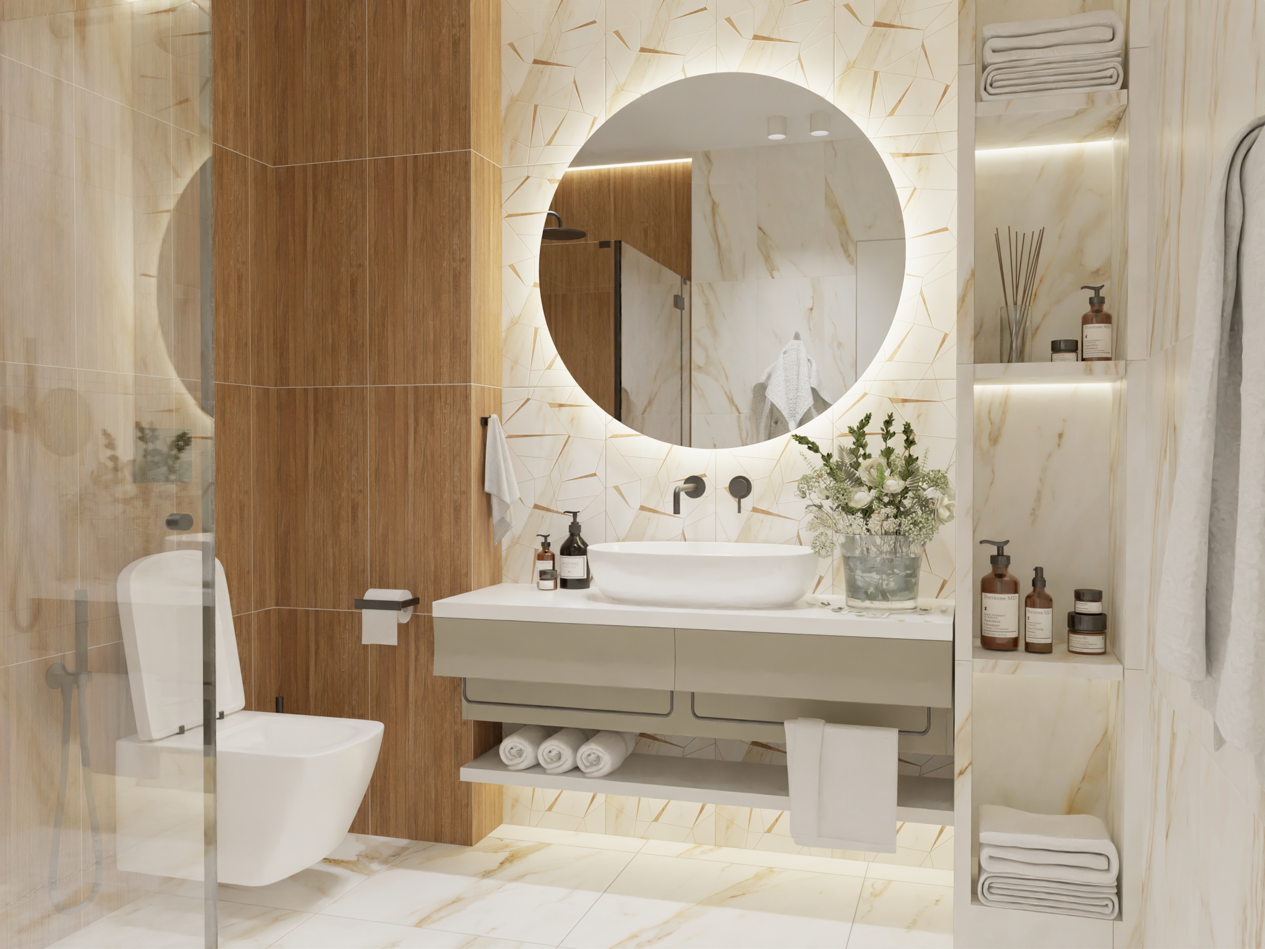 Плитка керамическая 31.5х63  CALACATTA ROYAL  STYLE