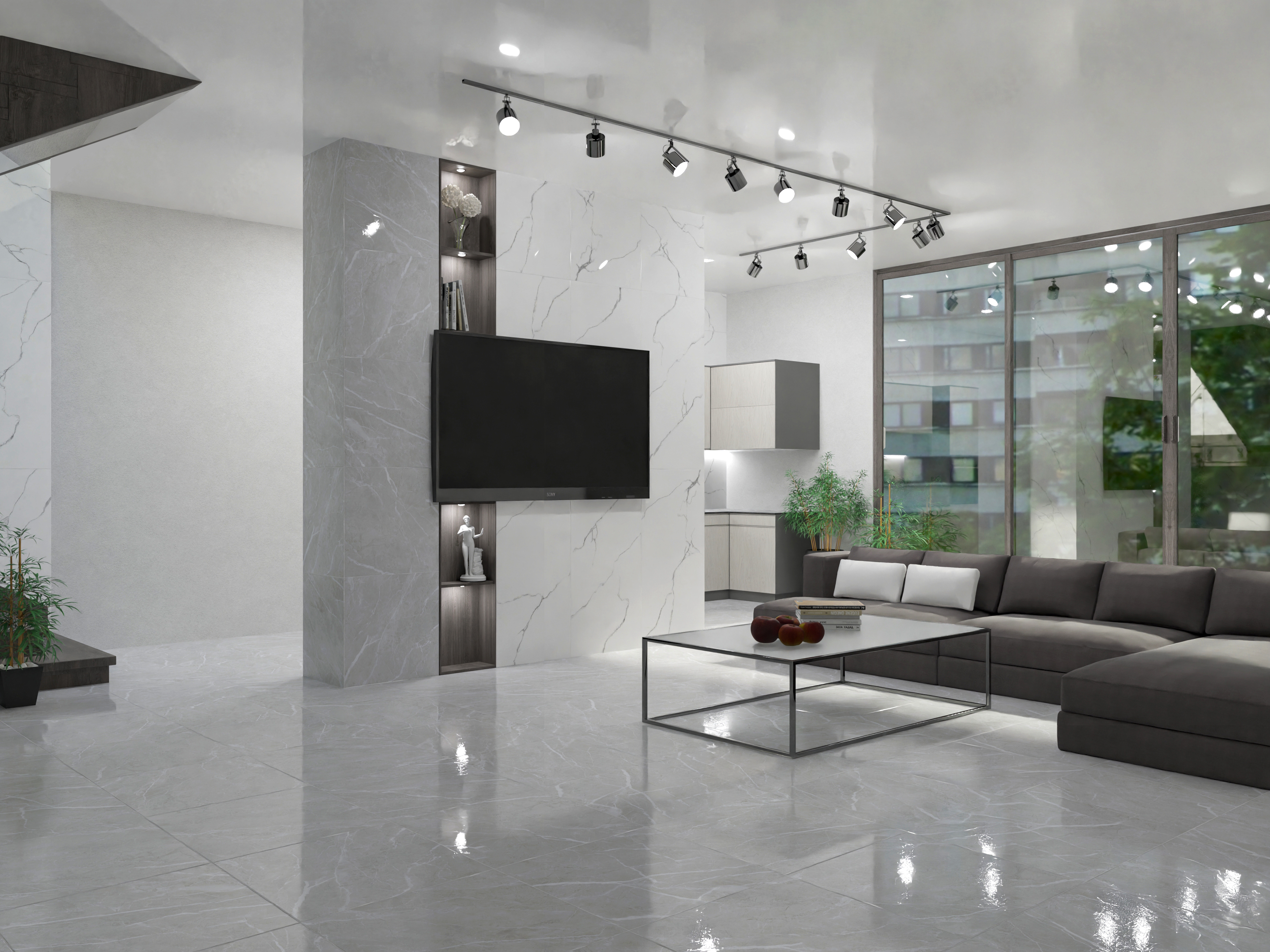 Керамогранит Azori Pulpis grey 60x60 см