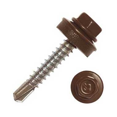 Кровельный саморез Daxmer 4,8х51 RAL 8017 150 шт