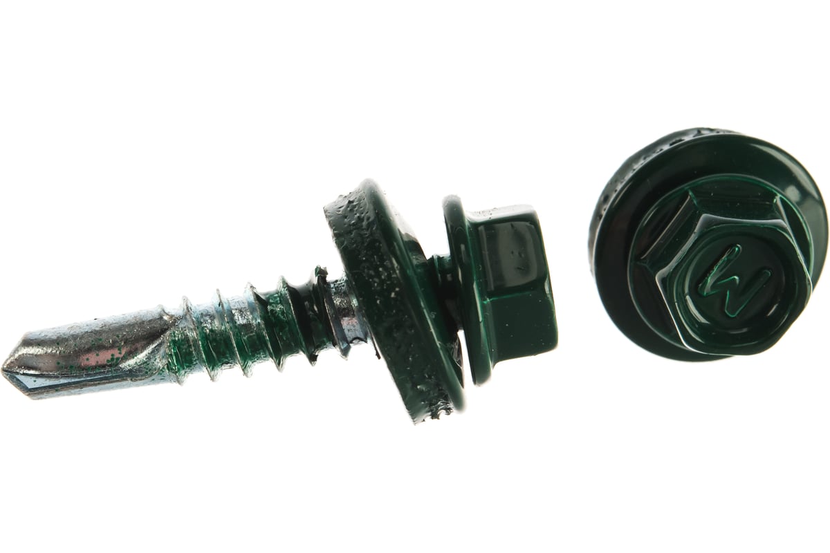 Кровельный саморез Daxmer 5,5х25 RAL 6005 250 шт