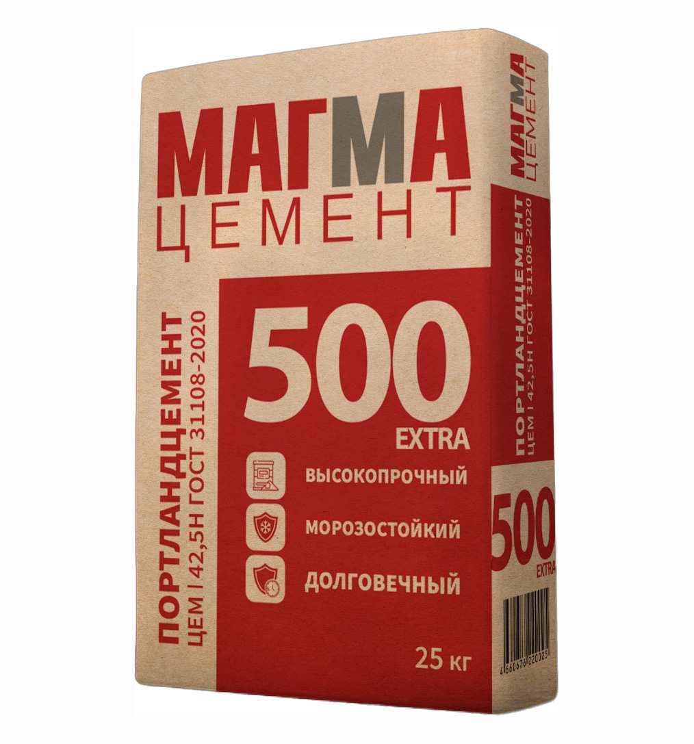 Цемент Магма М500 (25кг) 