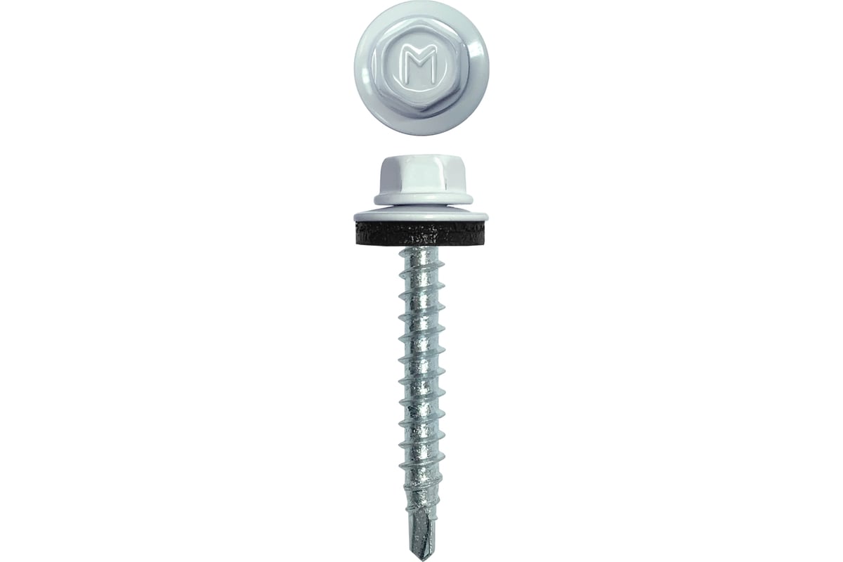 Кровельный саморез Daxmer 4,8х35 RAL 9003 250 шт