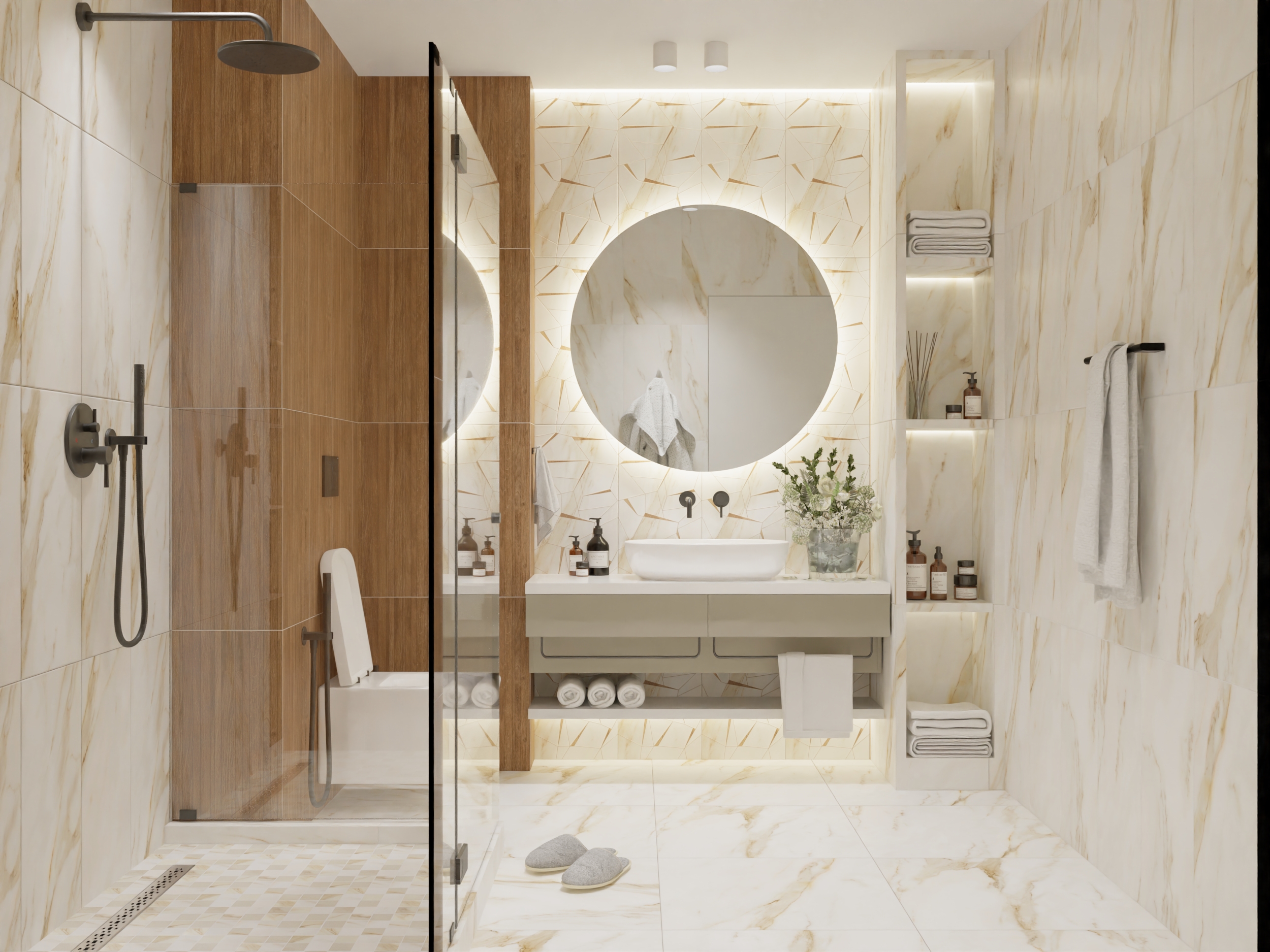 Плитка керамическая 31.5х63  CALACATTA ROYAL  STYLE