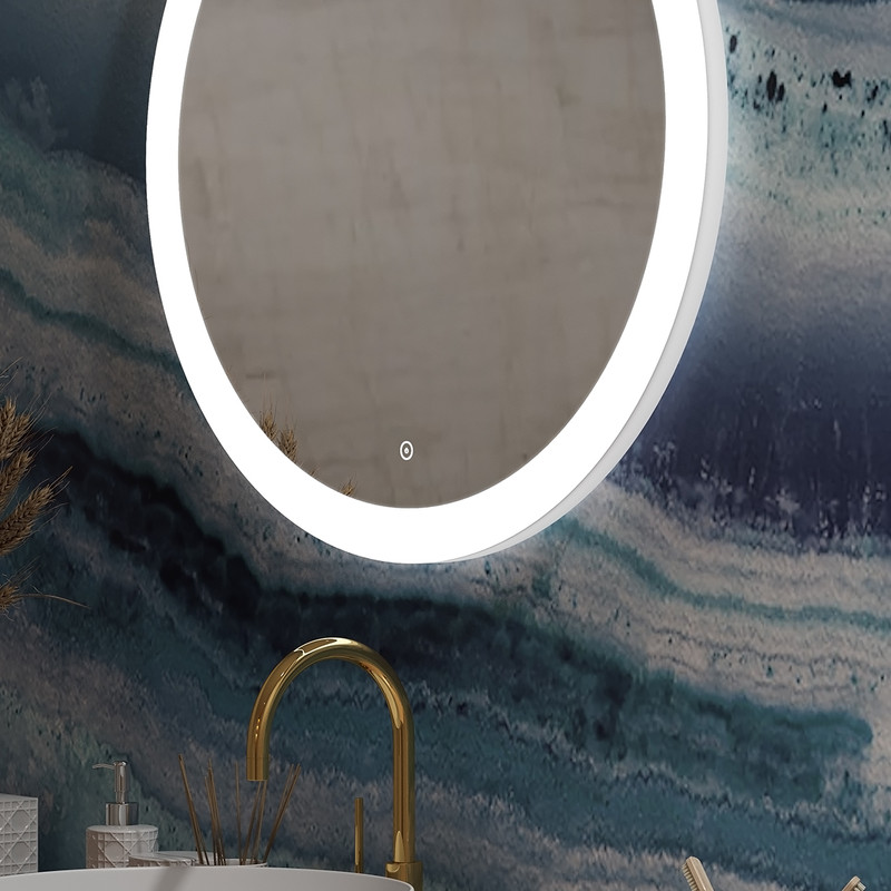 Зеркало Continent "Rinaldi Led" d77см 