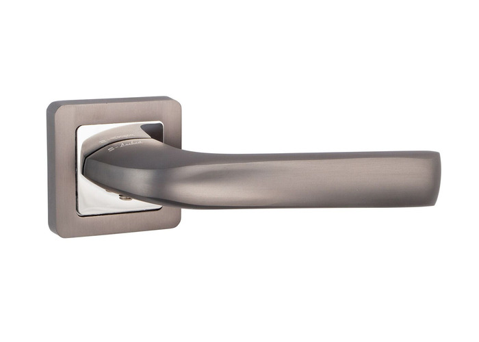 Ручка дверная S-Locked А-105-P MBN/CP графит