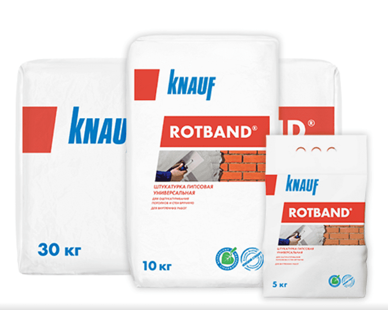 Штукатурка гипсовая Ротбанд Knauf, 5кг