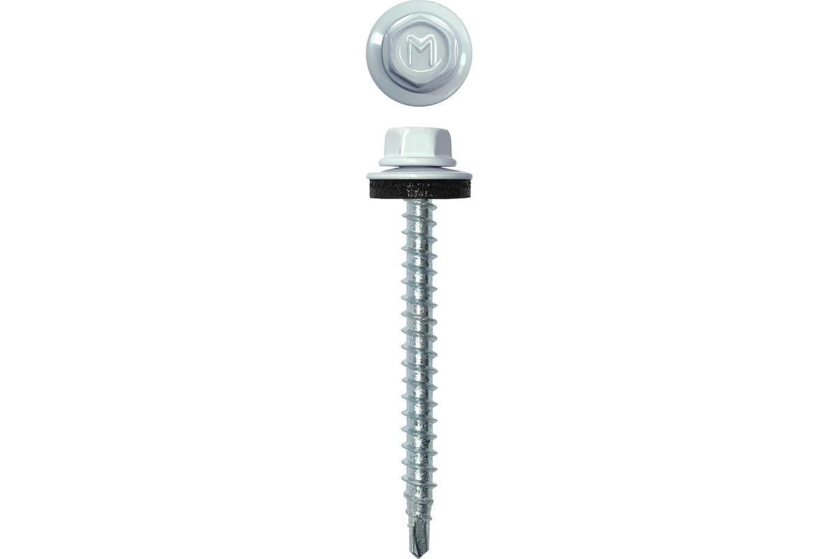 Кровельный саморез Daxmer 4,8х51 RAL 9003 150 шт