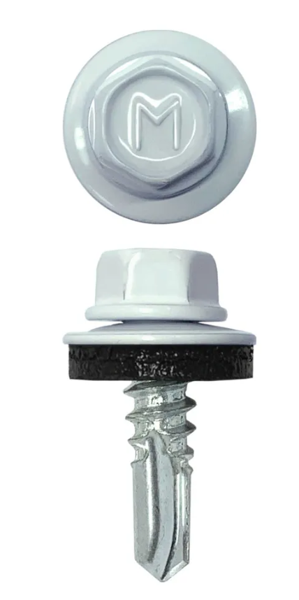 Кровельный саморез Daxmer 5,5х19 RAL 9003 250 шт