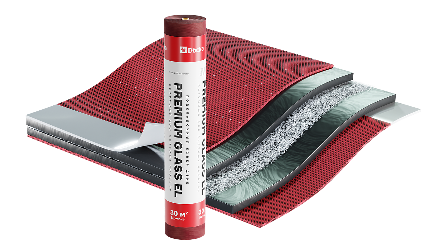 Подкладочный ковер Docke PREMIUM GLASS EL, 30м