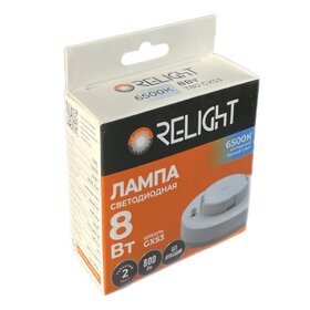 Лампа диодная GX53 8Вт 6500К 800Лм Relight