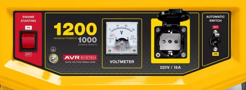 Генератор бензиновый 1200 Вт STEHER GS-1500