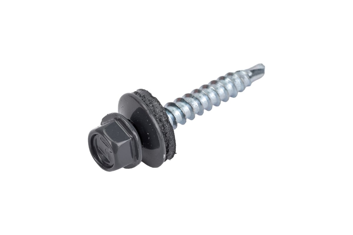 Кровельный саморез  4,8х35 RAL 7024 100 шт