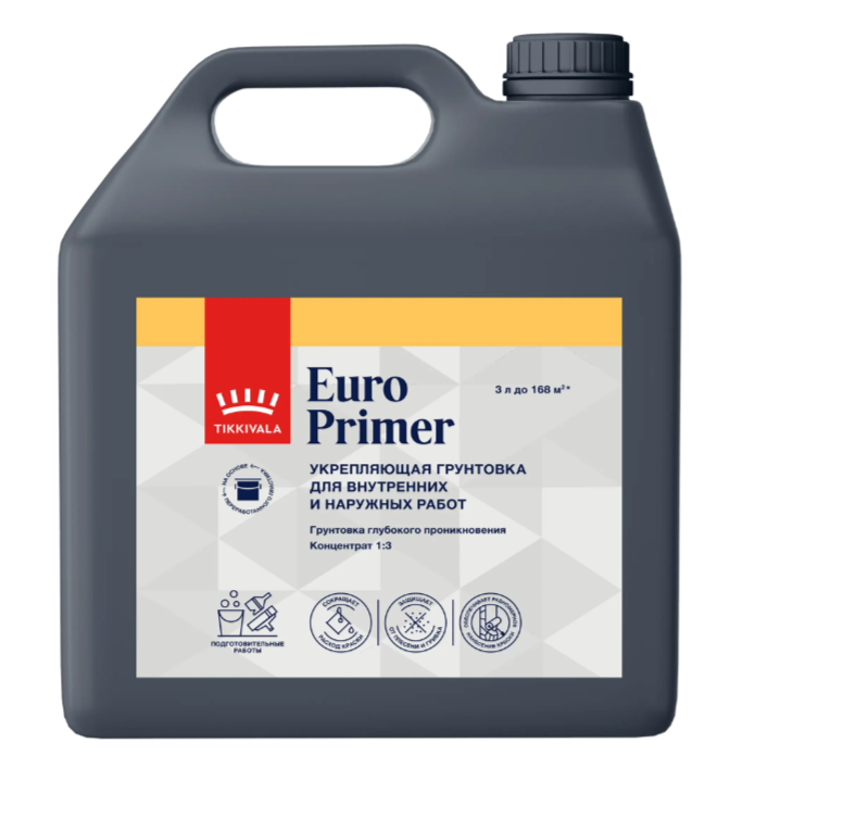 ТИККУРИЛА Грунтовка EURO PRIMER 3 л
