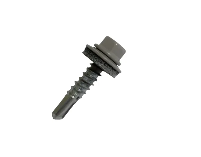 Кровельный саморез 5,5х25 RAL 7004 120 шт 