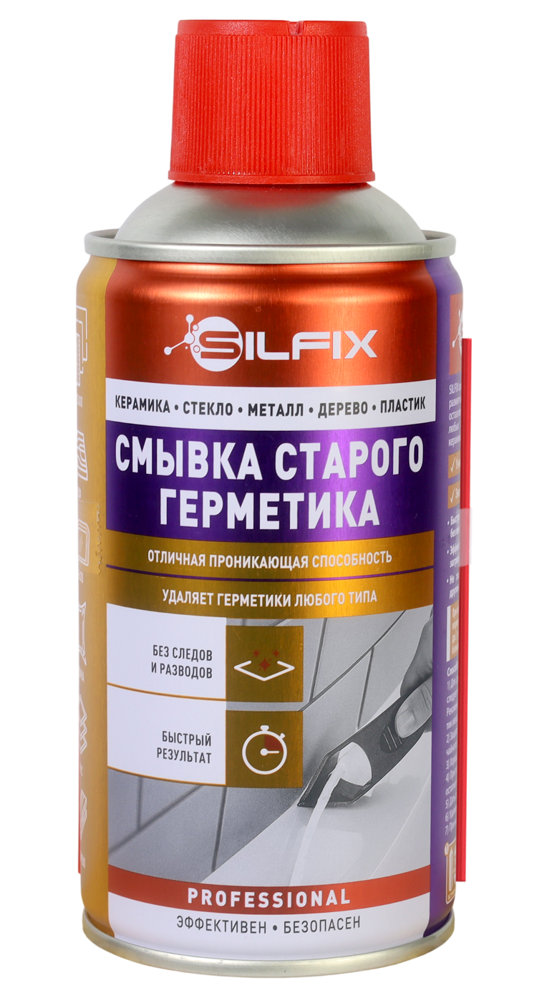 Смывка старого герметика, SILFIX 400 мл