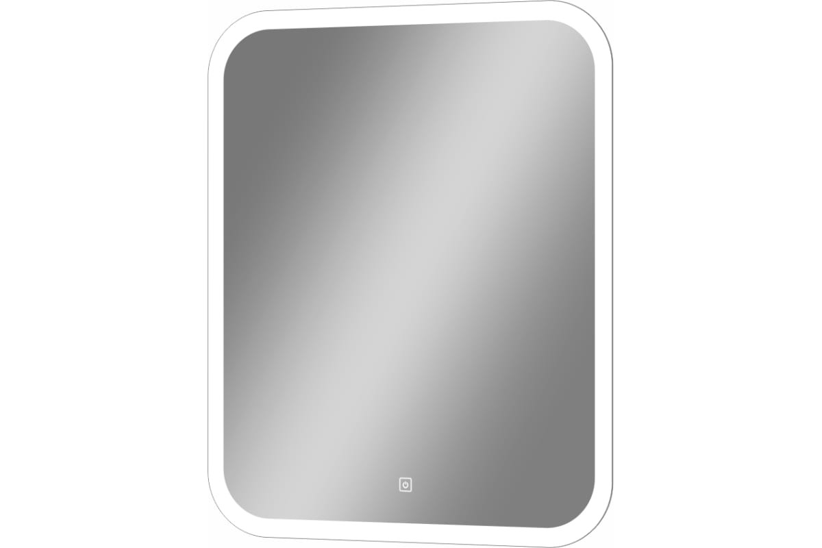 Зеркало Континент Bruno Led 50х60 белое LED подсветка