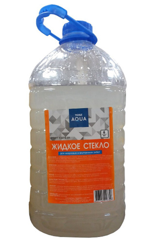 Жидкое стекло  6 кг ПЭТ ТОН Аква