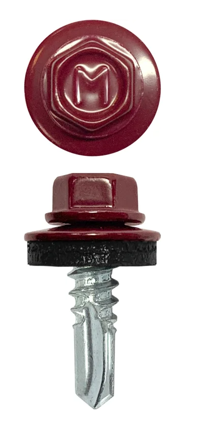 Кровельный саморез Daxmer 5,5х19 RAL 3005 (250 шт)
