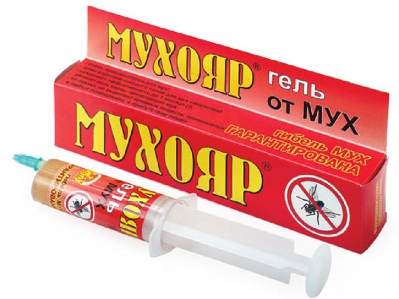 Гель-шприц МУХОЯР от мух 45 гр