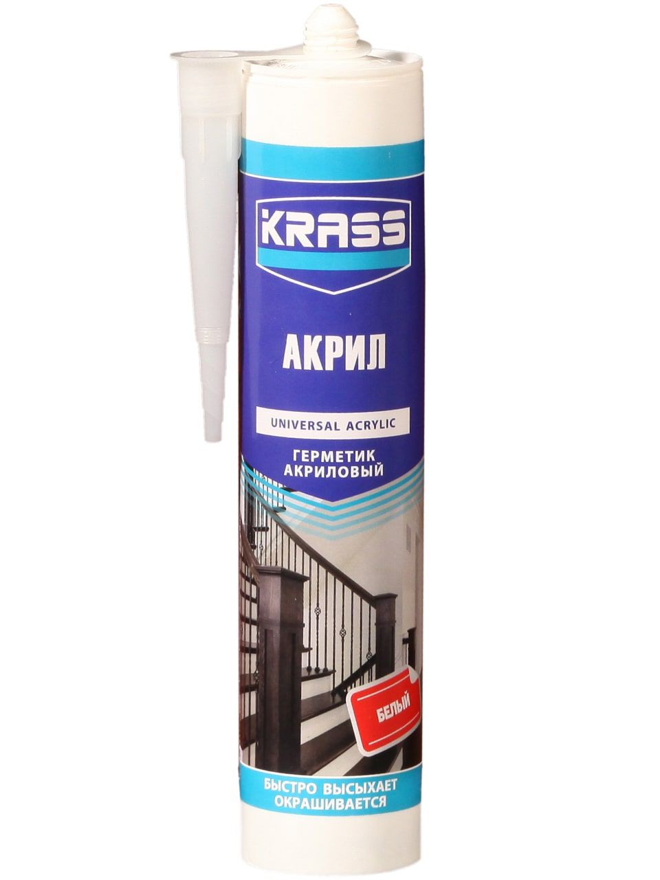 Герметик КРАСС Акриловый Белый 300 ml