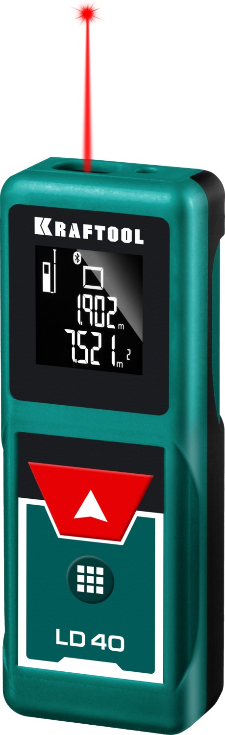 Лазерный дальномер KRAFTOOL LD-40, 5 см - 40 м