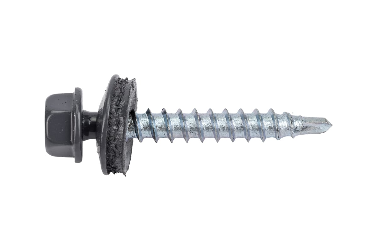 Кровельный саморез  4,8х35 RAL 7024 100 шт