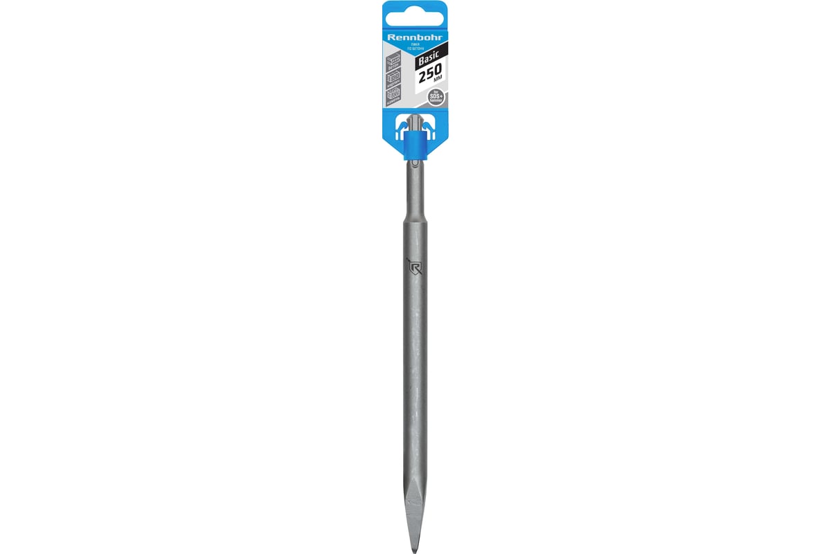 Зубило пикообразное, SDS-Plus 250 мм Rennbohr Basic