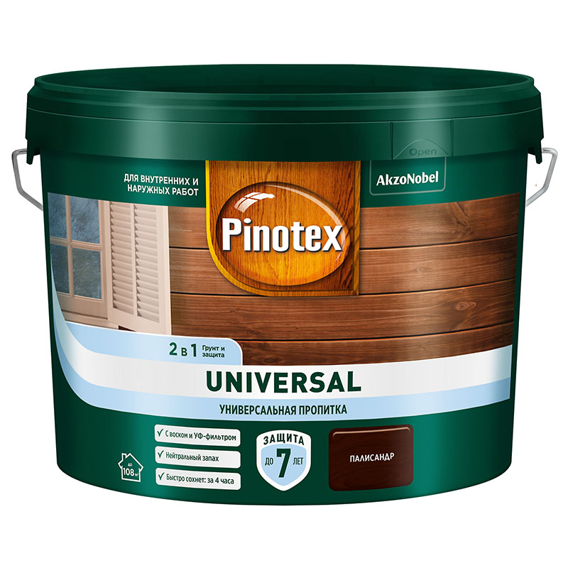 Pinotex Universal 2в1 Палисандр  9л