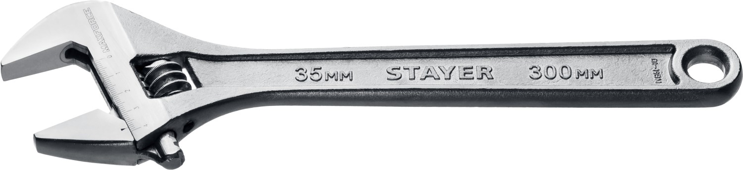STAYER  MAX-Force, 300/35 мм, разводной ключ