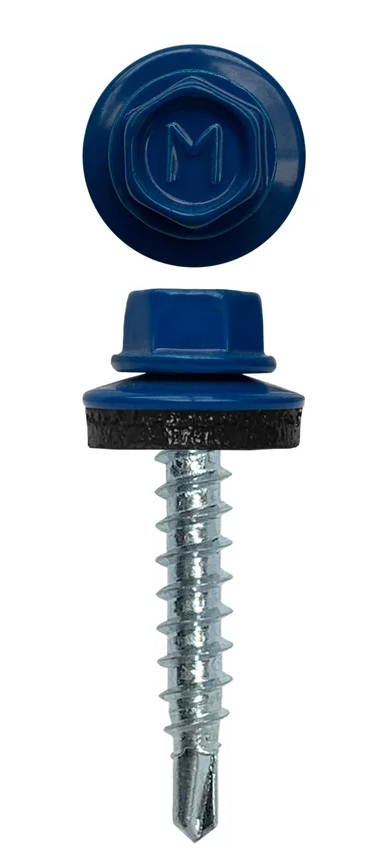Кровельный саморез 4,8х29 RAL 5005 (250 шт) Daxmer