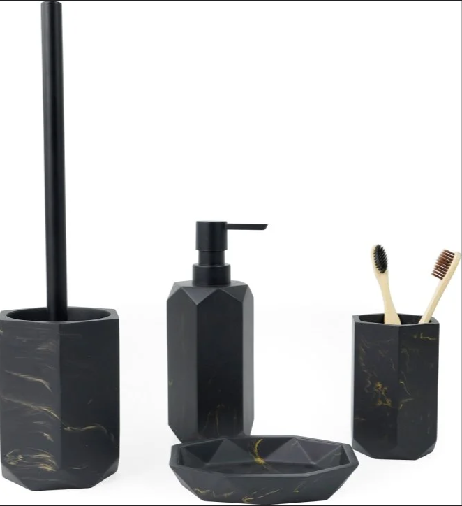 Мыльница настольная,  ANTHRACITE, полирезин