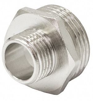 Ниппель 3/4" x 3/8" никелир. STI