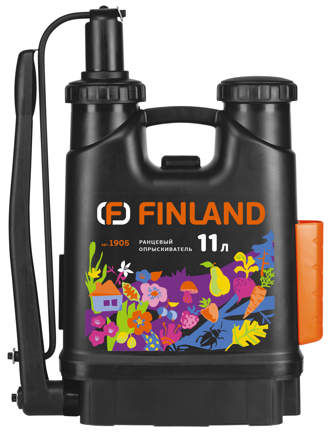 Опрыскиватель помповый 11 л, ранцевый, FINLAND