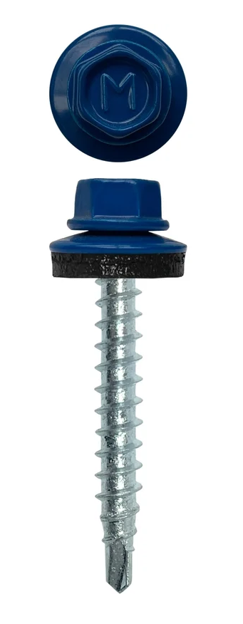 Кровельный саморез 4,8х51 RAL 5005 (150 шт) Daxmer