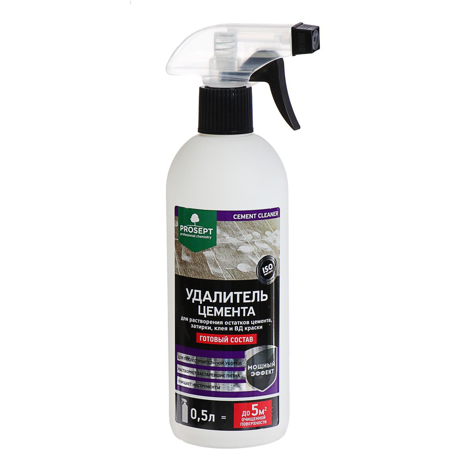 Удалитель цемента ПРОСЕПТ CEMENT CLEANER 1:1, 0,5л