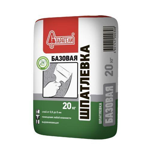 Шпаклевка цементная базовая, 20кг, Старатели