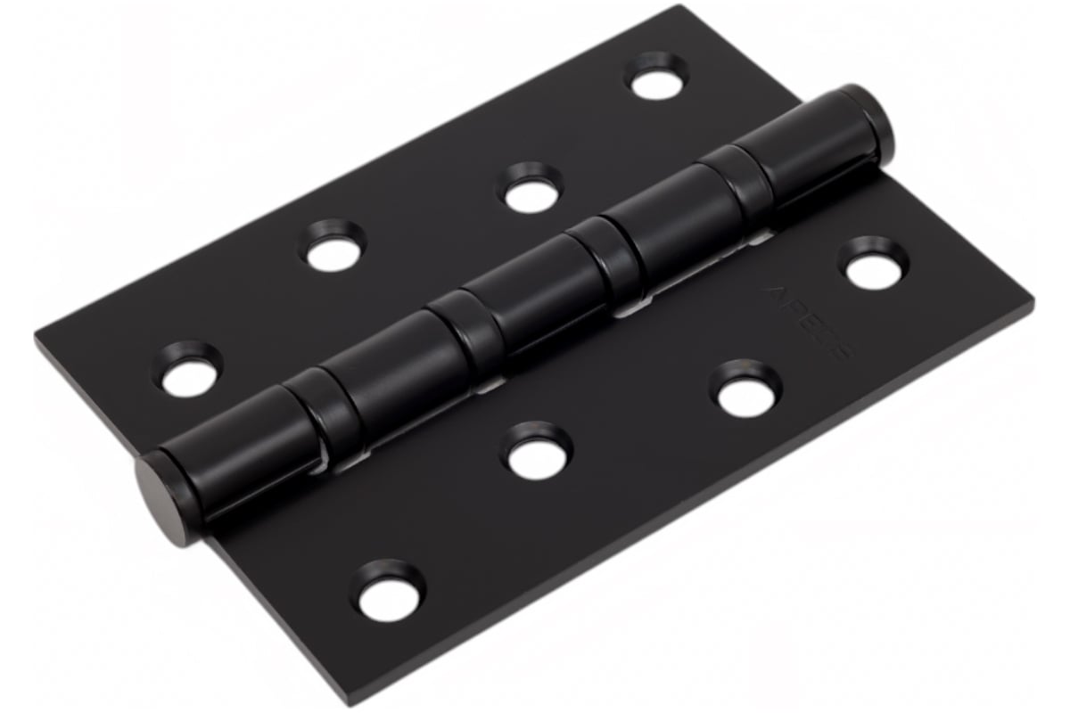 Петля врезная Apecs 100*70-B4-Steel-BLM черный матовый