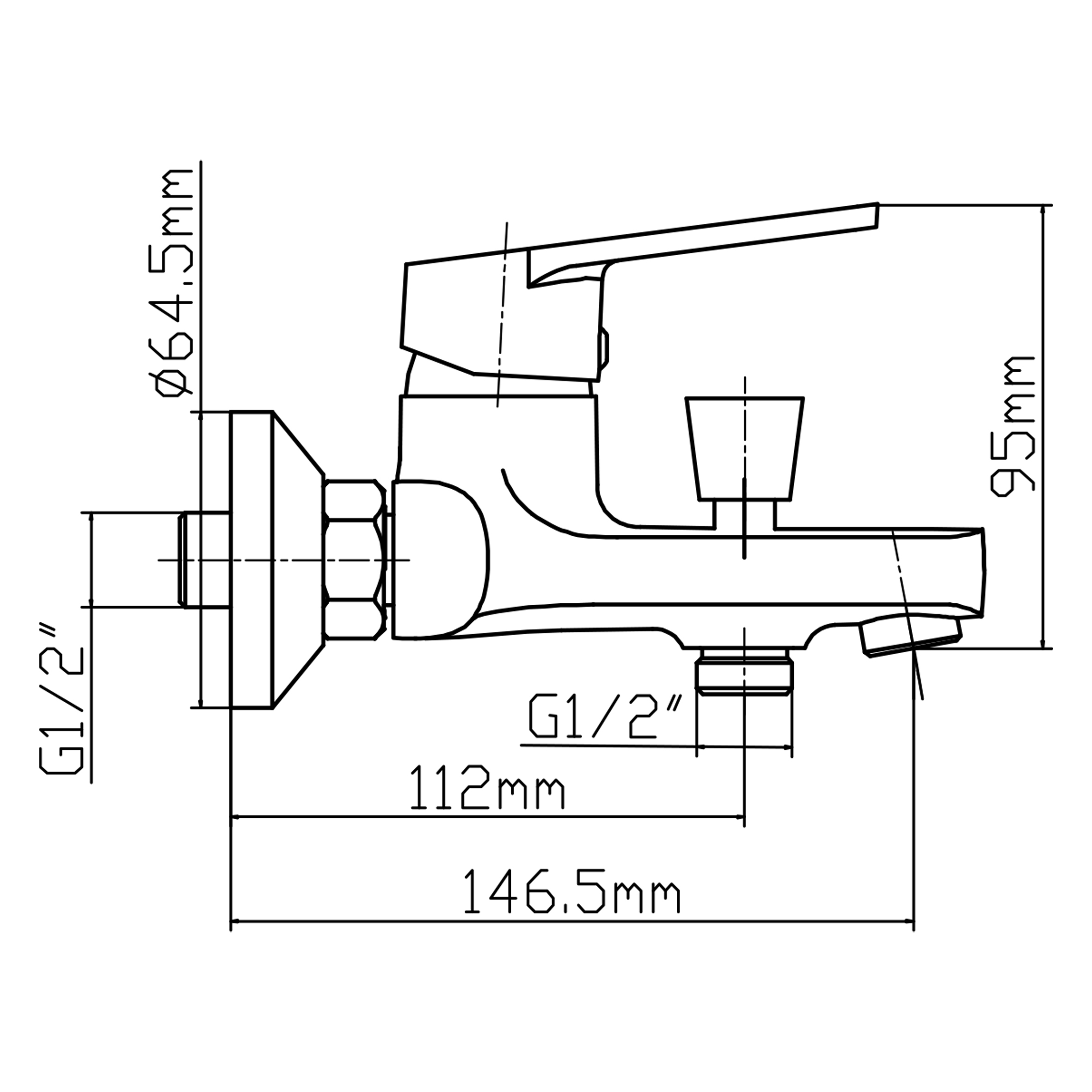 Смесителя для ванны L10303 Latuno