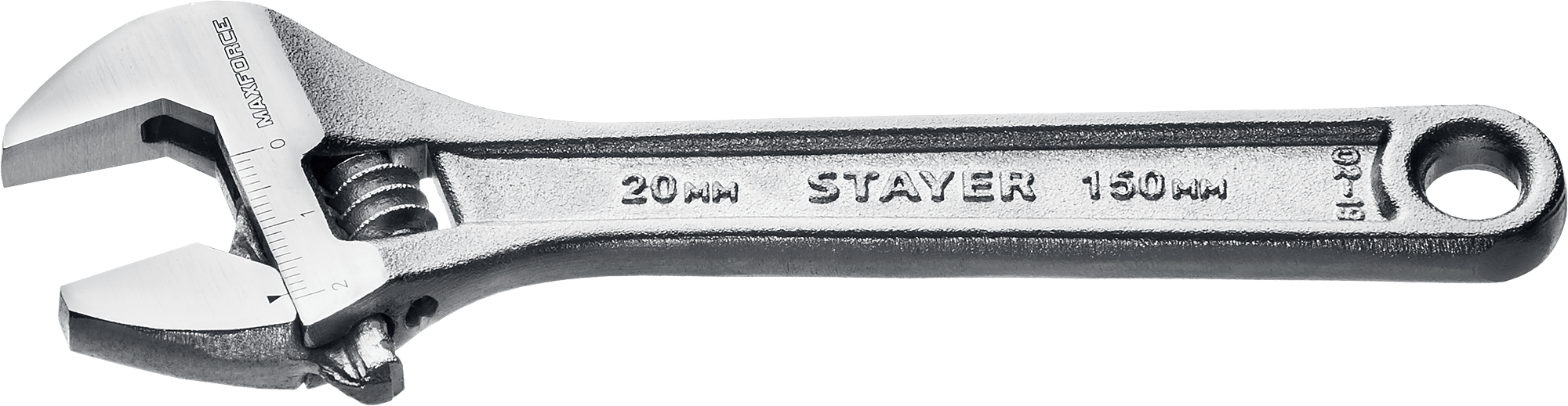 Ключ разводной 150х20мм STAYER MAX-Force