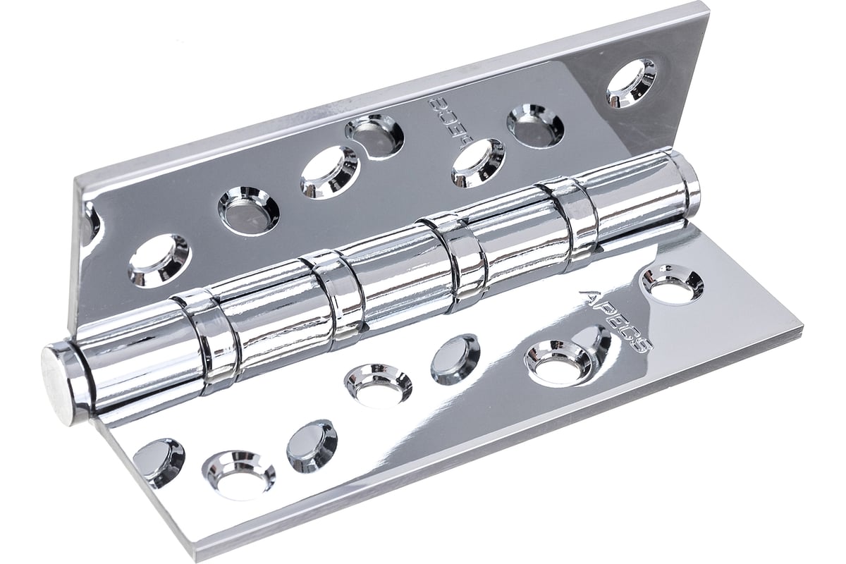 Петля врезная Apecs 100*70-B4-Steel-CR хром